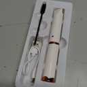 Heated Eyelash Curler, 2-in-1 Clip-Type Design, 3 Temperature Modes, USB Rechargeable Electric Eyelash Curler, 24H Long-Lasting Curl, Gift for Women, White-EA