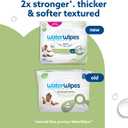 WaterWipes Sensitive+ Baby & Toddler Wipes, 3-In-1 Cleans, Cares, Protects, 99.9% Water, Textured Clean, Unscented & Hypoallergenic, 240 Count (4 Packs)