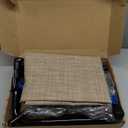 Veehoo Large Elevated Dog Bed, Outdoor Raised Dog Cot Hammock Bed with One-Sided Removable Headrest Bolster, Cooling Breathable Washable Teslin Mesh, Off Ground, Anti-Slip, L, CWC2204BCP (43.0"L x 30.0"W x 10.6"Th)