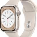 Apple Watch Series 8 (GPS, 41MM) - Starlight Aluminum Case with Starlight Sport Band M/L 