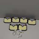 HMCITY 120 LED Outdoor Solar Lights with Motion Sensor and 3 Lighting Modes, IP65 Waterproof Wide Solar Wall Lights Ideal for Garden Patio Yard (Front Button 6Packs, Black Shell-Daylight White)