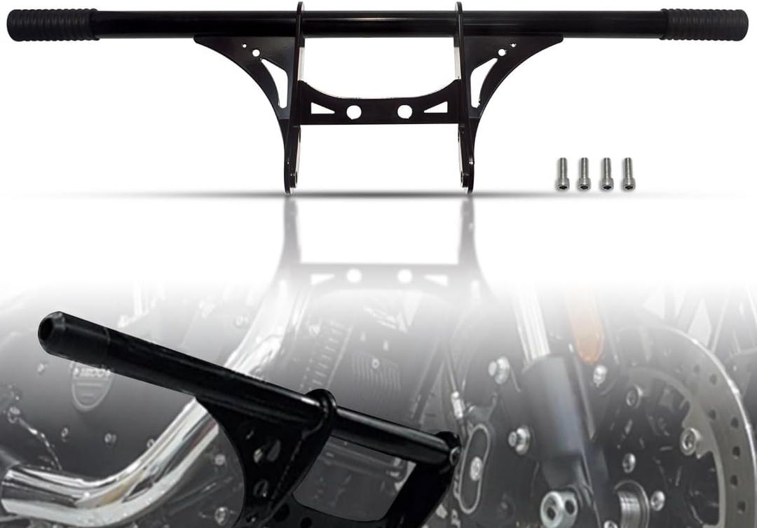 WOWTK Highway Peg Crash bar for Harley XL Sportster 2004-2022 Models,for Sportster 883 XL883 1200 XL1200 Iron 883 Seventy-Two Forty-Eight XL50 Sportster XR1200 XR1200X,Gloss Black
