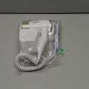 Wall Mounted Hair Dryer for Bathroom - 110V Professional Blow Dryer with Fast Drying Salon Motor, Heavy Duty Wall Mount Hairdryer with Stand Rack, Includes Screws+Adhesive