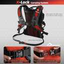 Rhinowalk 10L Motorcycle Riding Backpack with Waterproof Roll-Top Storage