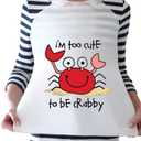 T&T Supply Co. Disposable Bibs - 500 pcs - Adult Bibs - Crab Pattern