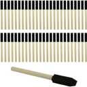 Fewanland 50pcs 1/2" Foam Brush with High Density Foam, mini Foam Brush for Small Project