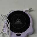 Gaiatop Mug Warmer, 50W Cute Cat Paw Cup Warmers, 3 Temp Settings, 2-10H Auto Shut Off, Coffee Accessories Keep Beverage Hot for Desk and Home, Heated Plate Stocking Stuffers for Tea Candle Purple