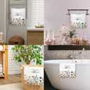 JINYO Spring Wildflower Floral Kitchen Dish Towels, Floral Hand Towels for Bathroom, Spring Kitchen Bathroom Decor, 16x24 Inch