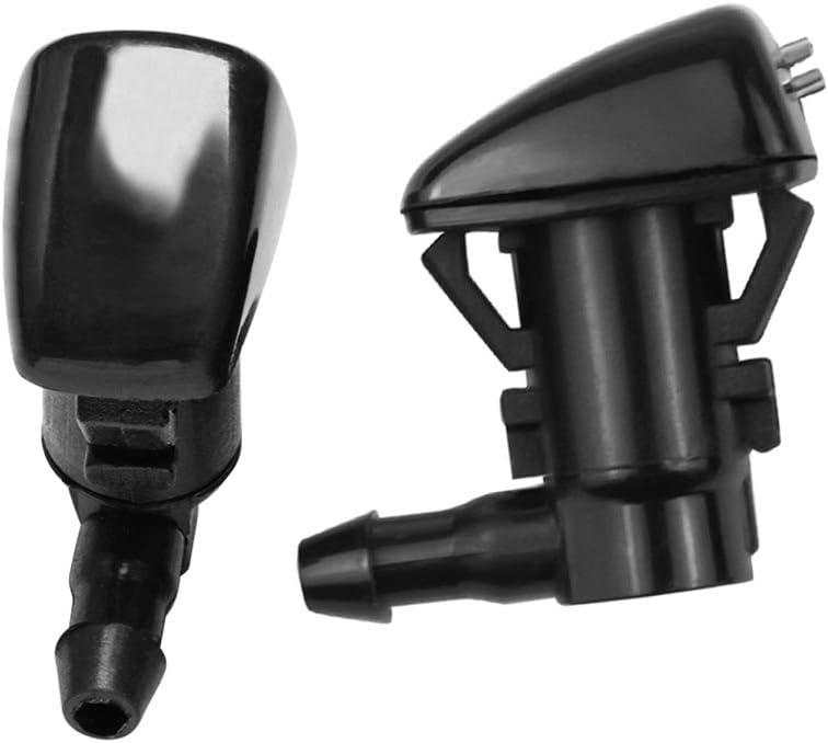 55079049AA for CHRYSL- DODGE JEEP Direct Replacemnt Durable Adjustable Front Windshield Wiper Washer Nozzle Spray Sub Assembly Pack of 2