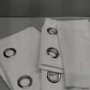 2pcs White Sheer Curtains for Living Room Bedroom Light Filtering Drapes Elegant and Lightweight Window Treatment for Relaxed Home Environment (200x100cm)