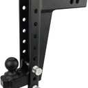 Bulletproof Hitches HD2512 Class 5 Drop Hitch Receiver: 2.5 Inches Adjustable