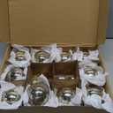 Christmas Ball Ornaments Set of 12pcs-3.15 Silver Mercury Glass Xmas Hanging Ball Decorations for Christmas Tree, Elegant Shiny Xmas Ornaments for New Year Thanksgiving Birthdays Holiday Party