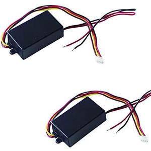 MACHSWON 3-Step Sequential Flow Semi Dynamic Chase Flash Tail Light Module Boxes Black