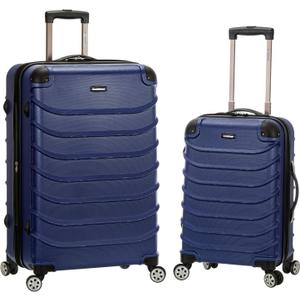 Rockland Speciale Hardside 2-Piece Expandable Spinner Luggage Set, Blue, 2-Piece Set (20/28) (F230-BLUE)
