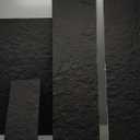 5-Pack 3D Faux Stone Wall Panels, PU Cement-Texture Wainscoting Panels for Interior Walls  Waterproof & Lightweight, Covers 38.7 Sq.Ft, 47.2" x 23.6", for TV Wall, Office, Living Room Black