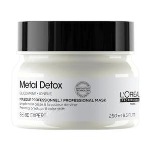 LOreal Professionnel Metal Detox Hair Mask - Sulfate-Free Deep Conditioner & Treatment For Dry or Damaged & All Hair Types, Prolongs Hair Color, Prevents Damage & Adds Softness (8.5 Fl Oz (Pack of 1))