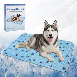 Dog Cooling Mat 36 Inch, Patent Self-Cooling Gel Pad for Medium Dogs, | Cats & Small Pets, Waterproof Durable Pet Cooling Pad for Dog Beds, Sofa, Floor, Indoor Outdoor Use