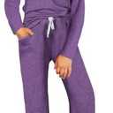 DOKOTOO KIDS Tween Girls Fashion 2 Piece Outfit Ruffle Long Sleeve T Shirt and Casual Stretch Drawstring Pants Set 12-13 
