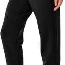 Colorfulkoala Women's High Waisted Ultra Soft Velvra Modal Joggers Running Sweatpants Casual Lounge Pants with Pockets (Medium, Black)