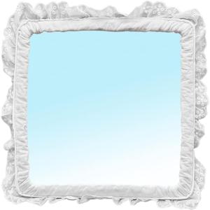 Cribby Baby Mirror for Crib and Bassinet for Infants and Newborns with Shatterproof, Unbreakable Acrylic and Full Quilted Cover, Interior Side Mounting, No Glass for Safe Early Learning Use