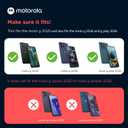 Motorola Moto G (2025/2026) & G Play (2026) Rugged Protective Case- Black - Precision fit, Military Grade Shock Absorbing Cover for Enhanced Phone Grip, Drop Protection