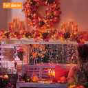 Kwaiffeo Super Long Halloween Lights: 1000LED 328FT 8 Modes Orange String Lights Outdoor Indoor for Halloween Decorations Fall Decor Outside Party Yard Tree, UL Plug