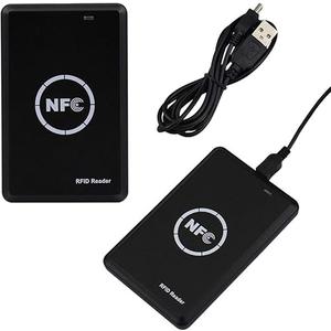 Godely RFID NFC Reader Writer,Handheld 125khz 13.56Khz Key fob Smart Reader Writer,Copier,ICID Dual Band Usage,LED Light Prompt and USB Full Speed Interface