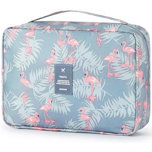 Mossio Hanging Toiletry Bag with Sturdy Hook - Large Portable Cosmetic Makeup Travel Organizer for Men & Women