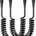 USB C Cable 3A Fast Charging 5FT Coiled USBC to USBC Charger Cable for Car, Short USB Type C Cord for iPhone 17/16/15/Pro/Plus/Pro Max/Samsung Galaxy S23, Compatible All Type C Devices-2Pack