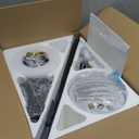 Ceiling Fans with Lights, 52 Inch Low Profile Ceiling Fan with Light and Remote Control, Flush Mount, Reversible, 3CCT, Dimmable LED, Quiet, Black Ceiling Fan for Bedroom, Living Room