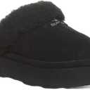 BEARPAW Women's Retro Loki Slippers (10, Black/Black)