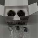 16 OZ Thick Amber Glass Soap Dispenser with Pump 2 Pack, Hand and Dish Soap Dispenser Set for Bathroom with 6 Waterproof Labels