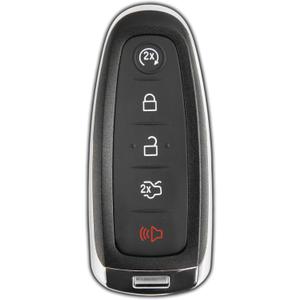 KeylessOption Key Fob Replacement for 2011 2012 2013 2014 2015 2016 2017 2018 2019 2020 Ford Escape Explorer Focus Taurus Lincoln Navigator MKX Remote, 5-Button M3N5WY8609, Locksmith Required