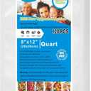 [2025 New]120 Gallon Size8" x 12" Vacuum Sealer Bags with BPA Free and Heavy Duty, Commercial Grade,Puncture Prevention,Great for vac for Food Storage