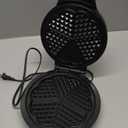Mueller Heart 5 Waffle Maker, Norwegian Waffle Iron, Adjustable Browning Control & Nonstick, Cool Touch Handle, Easy to Clean, Small Kitchen Appliances