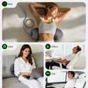 Triple Fusion Back Massager with Stretching, Vibration and Heat, 3-in-1 Electric Lumbar Pillow for Lower Back Tension Relief, Deep Tissue Relaxation Massage for Home, Office, Bed, Sofa, and Car Use