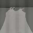 GKBK Womens Sleeveless Tank Top Form Fitting Spaghetti Strap Scoop Neck Ribbed Knit Basic Cami Layering Shirts A-Short White Large