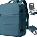coowoz Large Travel Backpack Carry On for Women Man Waterproof Gym Backpacks Mochila de Viaje Travel Bag Essentials Teacher Personal Item Backpack Rucksack Airplane Accessories Must Haves Peacock Blue (33L)