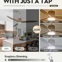 60in Boho White Ceiling Fan Lights with Remote Control 3 Blade Hemp Rope Ceiling Fans with Light Coastal Weathered Wood Ceiling Fan Outdoor Farmhouse Fan Light for Patio Living Room Kitchen