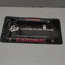 Rico Industries NCAA Standard Black Chrome Frame with Decal Inserts 12" x 6" Car/Truck Auto Accessory