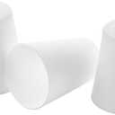 Fixture Replacement Frosted Glass Shade, E26 Base with 1-5/8" Fitter, 3-pack Cone Replacement White Shades for Pendant Light, Wall Sconce, Vanity Light, Table Lamp