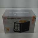 Toastmaster 2-Slice Cool Touch Toaster, black with stainless accent