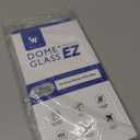 [Whitestone EZ] Glass 3pck + Cam 3pck [Dome Glass EZ] Full Coverage Tempered Glass Shield [Easy Install- JIG type included] by Whitestone for Apple iPhone 14 Pro Max - Three Pack