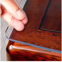 OstepDecor Clear Table Protector 24 x 36 Inch, 2mm Thick Plastic Table Cover, Waterproof PVC Clear Table Cover Protector, Desk Protector Mat, Writing Desk Pad for Desktop, Coffee & Dining Room Table