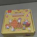 Easter Bath Bombs for Kids with Surprise Toys Inside, 5 PCS Easter Egg Bath Bombs, Easter Basket Stuffers, Bunny Gnome Chick Bubble Bath Fizzies, Egg Hunt Party Favors,Gifts for Boys Girls Age 3-10