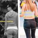 Women's Seamless Hipster No Show Invisible Ice Silk Stretch Underwears Pack Bikini Underwear Panty (M)