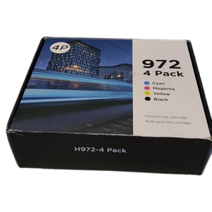 Compatible 972X High Yield Ink (4 Pack) for HP PageWide Pro 452dn 477dn 452dw