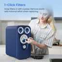 GLACIER FRESH GFU03 Reverse Osmosis System – 800 GPD, Non-Electric, 3:1 Pure-to-Drain, No Noise/No Drilling, 5-Stage Tankless Under-Sink RO Water Filter System, Reduces PFAS/PFOS, Elite Version