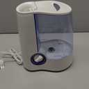 Vicks Warm Mist Humidifier - Air Humidifier for Bedroom, Home & Large Room, Baby, Kids and Adults Soothing Steam Vaporizer for Cough, Congestion, Allergies & Dry Air, VapoSteam Compatible (1 Count (Pack of 1), White)