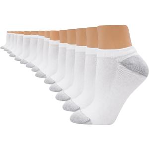 Hanes Women's Cool Comfort No-Show Socks, Moisture-Wicking Socks, 14-Pack (8-12)